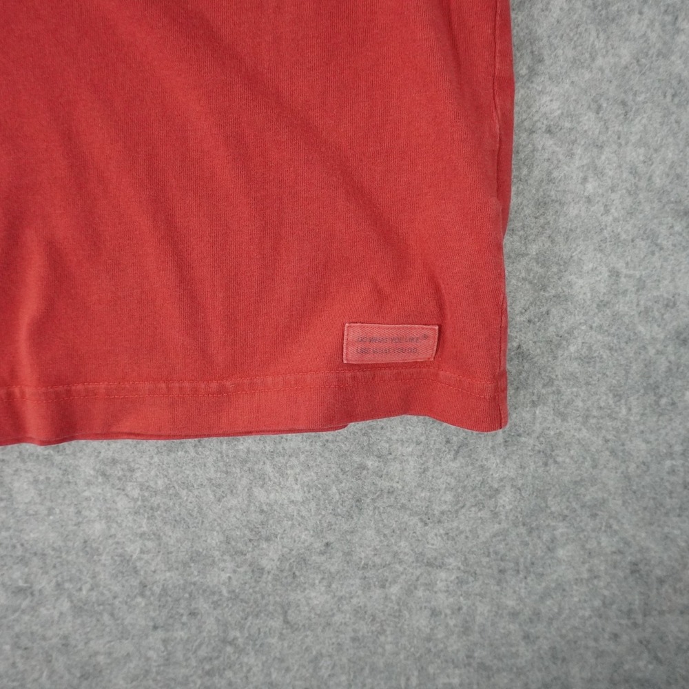 Life Is Good Shirt Mens XL Red Short Sleeve Crew‎ Neck Mr. Fix It Handyman - Picture 4 of 16